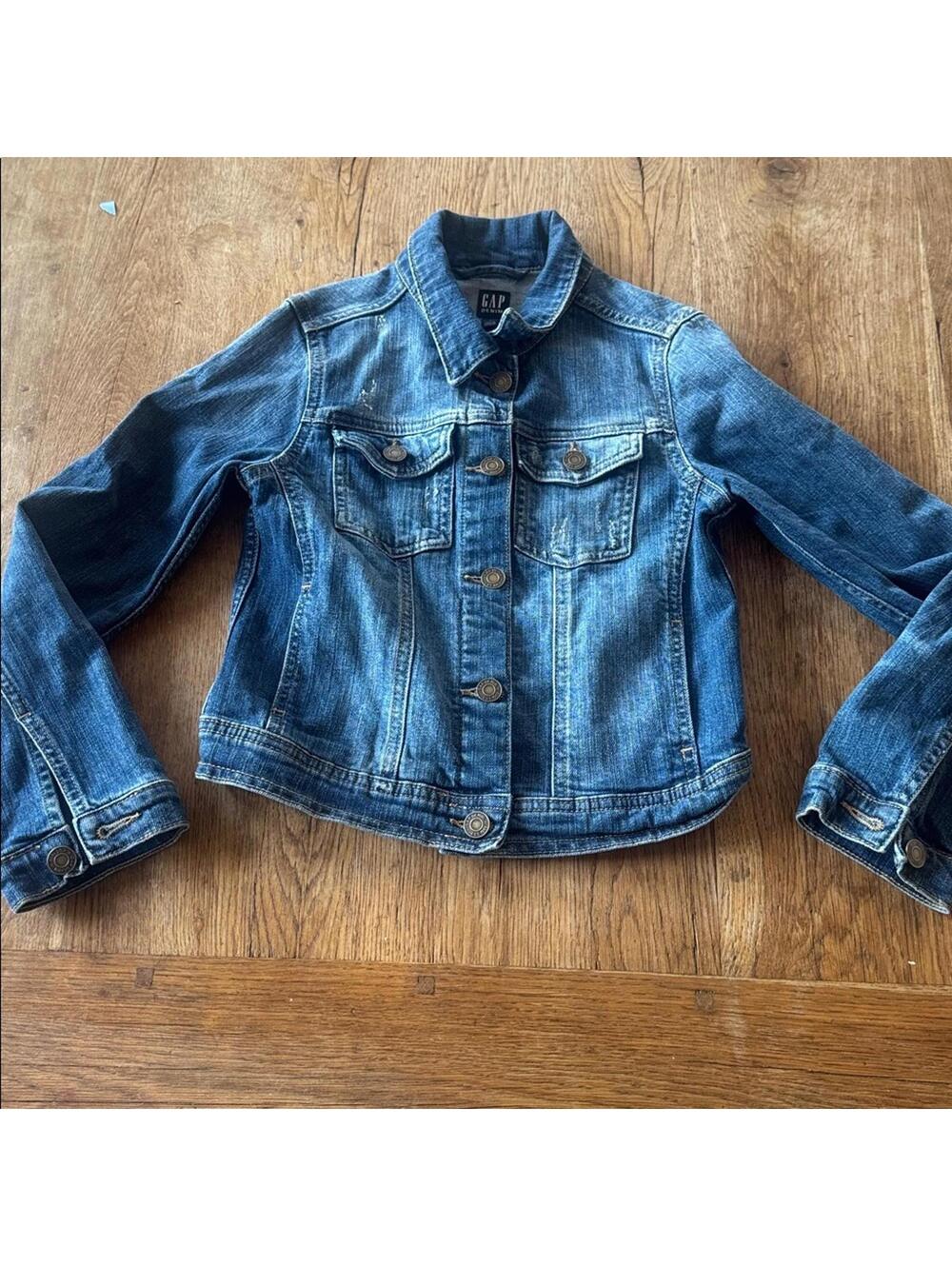 Girls GAP KIDS Jean Denim Jacket Large
